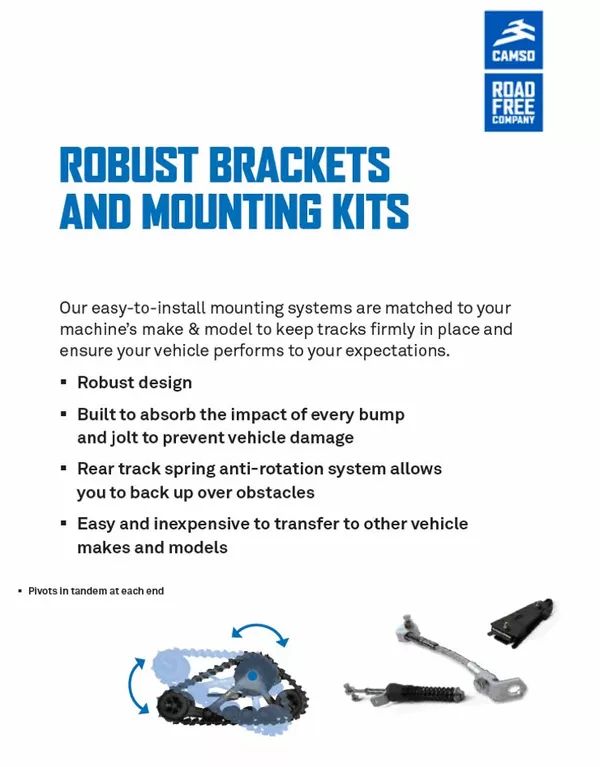 Camso - atv 5000-05-0925 Track System UTV adapterek ATV hólánc 0