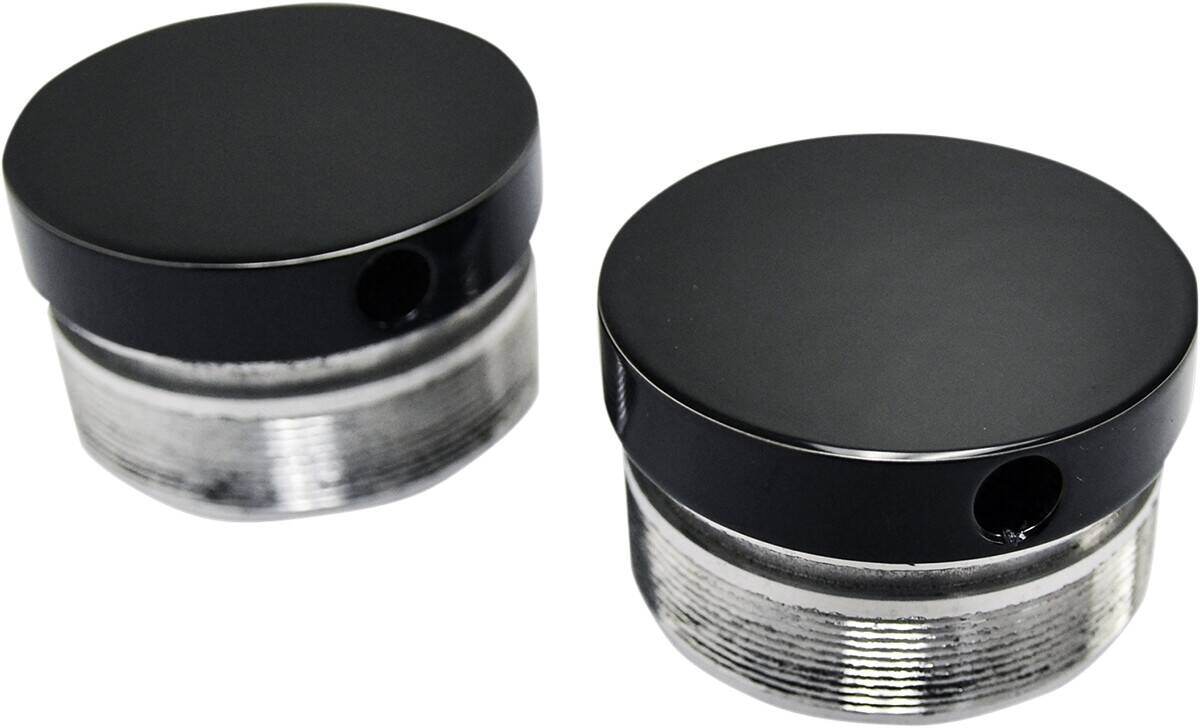 La choppers 49MM FLUSH tartó villa sapkák - fekete Első futómű 0