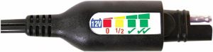 Tecmate O124 Optimate ™ állandó energiavezetés akkumulátor/töltés állapotával Akkumulátor töltő 4