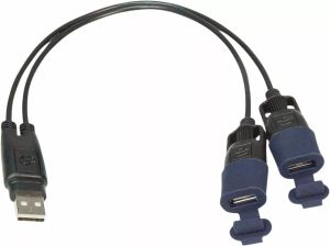 Tecmate O110 usb y-splitter Akkumulátor töltő
