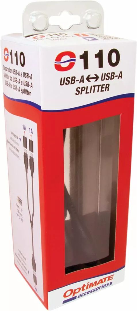 Tecmate O110 usb y-splitter Akkumulátor töltő 1