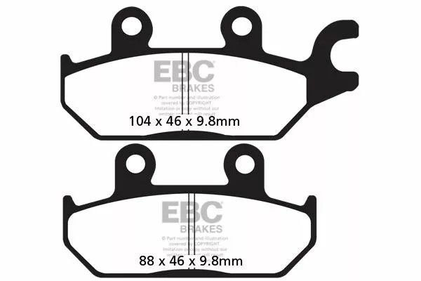 Ebc FA642TT TT Sport Carbon Fusion fékbetét Fékbetét 0
