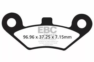 Ebc FA453R R sorozatú, nagy teherbírású, simított fékbetétek Fékbetét