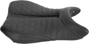 Saddlemen SOLO ülés GEL-CHANNEL - pálya LS elsõ LEATHER|SADDLEGEL sima fekete Ülés, nyereg