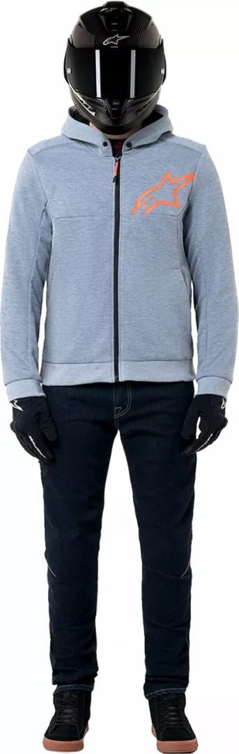Alpinestars 4200325-9199-L Chrome v2 sport kapucnis Motoros kabát 2