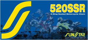 Sunstar sprockets SS520SSR-116N 520 SSR hajtólánc Meghajtólánc , motorkerékpár lánc