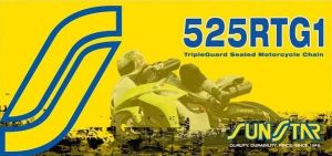 Sunstar sprockets SS525RTG1-96G 525 RTG1 hajtólánc Meghajtólánc , motorkerékpár lánc