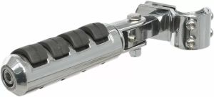Rivco products PEGS125BK rezgéscsillapító autópálya csapok 1-1/4” bilincsekkel Lábtartó és bukócső 1