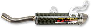 Pro circuit MUFFLER/SILENCER TI-2 SHORTY karbon kevlár titán Kipufogó dob - Slip On