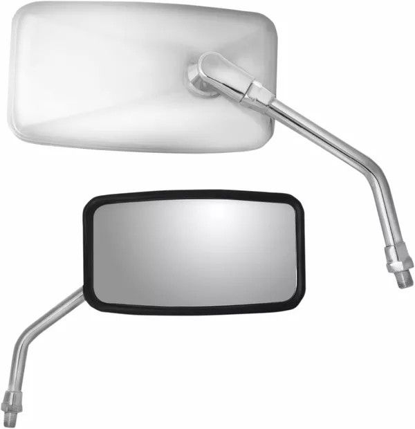 Parts unlimited 17087 Rozsdamentes acél négyszögletes tükör Visszapillantó tükör 0