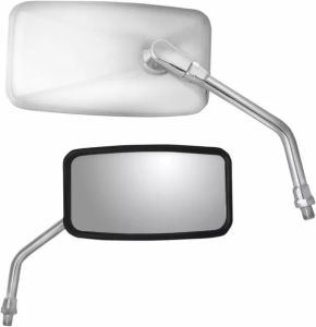 Parts unlimited 17087 Rozsdamentes acél négyszögletes tükör Visszapillantó tükör