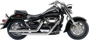 Cobra kipufogó rendszer DRAGSTER 2 a 2 STRAIGHT-CUT krómozott Teljes kipufogórendszer
