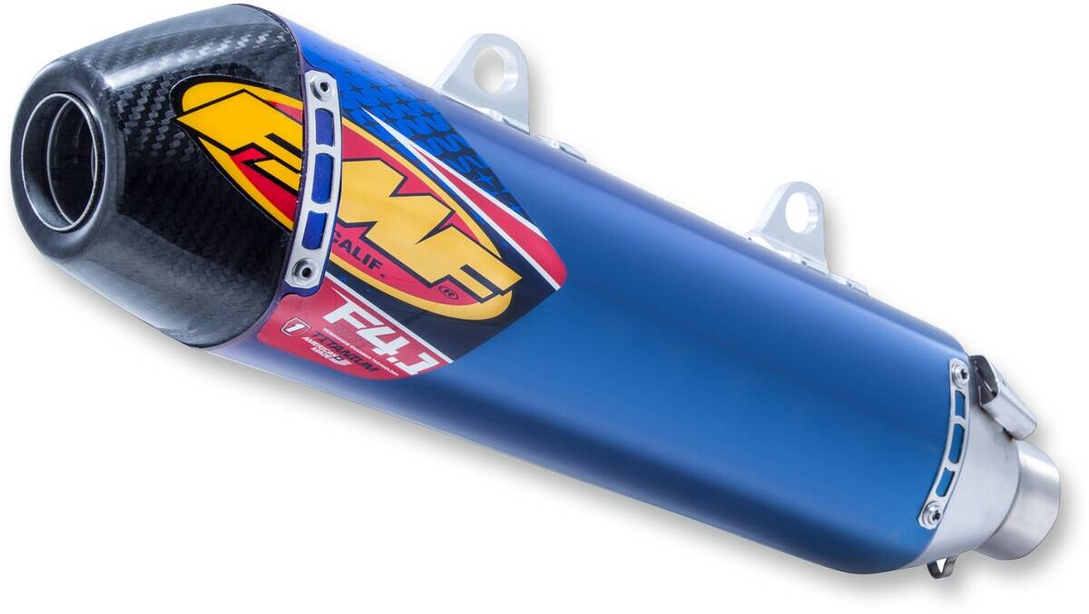 Fmf gyár 4.1 RCT SLIP-ON kipufogódob titán & karbon kék eloxált KTM Kipufogó dob - Slip On 0