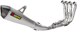 AKRAPOVIC verseny vonal teljes rendszer rozsdamentes acél & titán Teljes kipufogórendszer