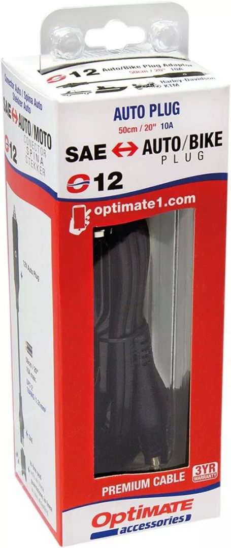 Tecmate O12 töltőzsinór adapter Akkumulátor töltő 2