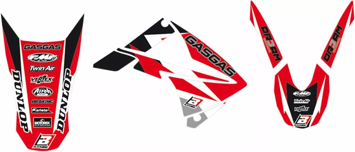Blackbird racing 2904n álom 3 grafikus készlet Matrica 3