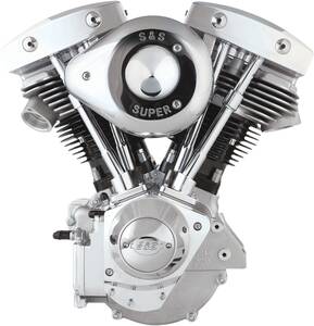 S&S CYCLE motorblokk SH103 SHOVELHEAD altenator fekete Motorblokk