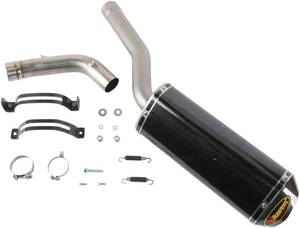 AKRAPOVIC SLIP-ON vonal kipufogódob karbon Kipufogó dob - Slip On