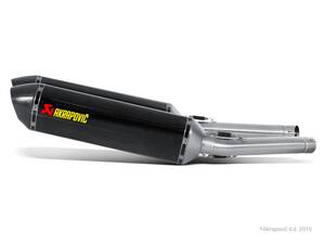 AKRAPOVIC SLIP-ON vonal kipufogódob karbon Kipufogó dob - Slip On
