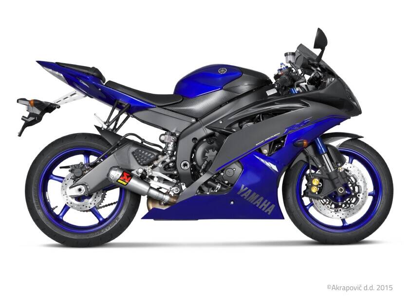 AKRAPOVIC SLIP-ON vonal kipufogódob titán Kipufogó dob - Slip On 0