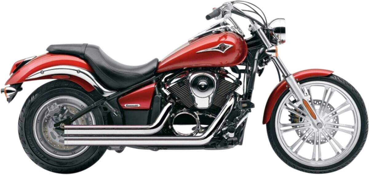 Cobra kipufogó rendszer forró Rod SPEEDSTER rövid W/POWERPORT 2 a 2 STRAIGHT-CUT TRIPLE-CHROME Teljes kipufogórendszer 0