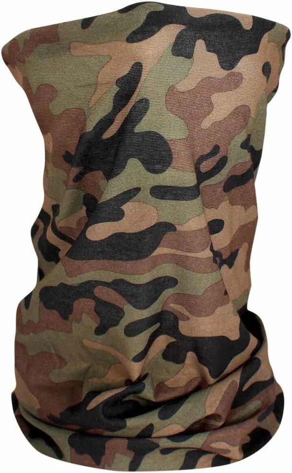 Zan headgear TF118HV Motley Tube FLC Wood Camo Motoros maszk, arcvédő, sapka és sál 0