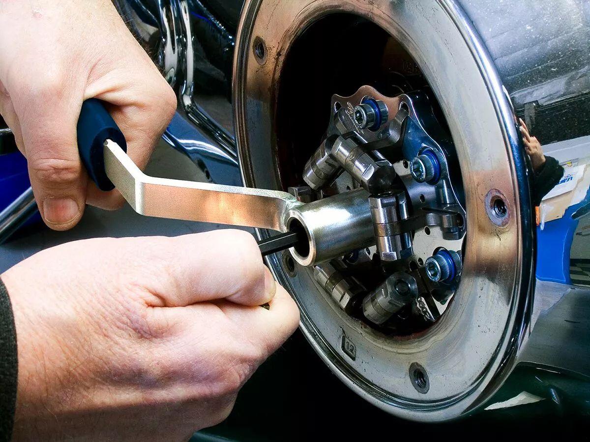 Jims 5502 végső tengelykapcsoló -beállító eszköz Szerszám motorkerékpár szereléshez 1