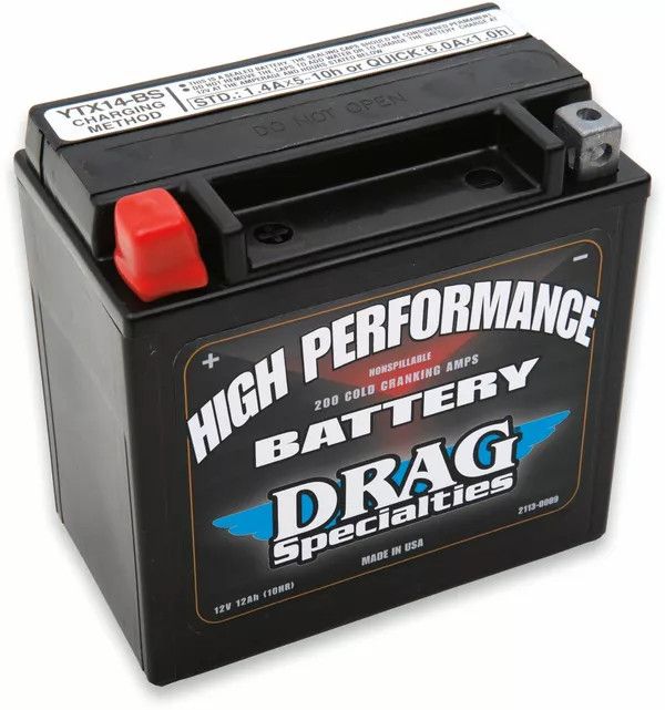 Drag specialties batteries DRSM7RH4S nagy teljesítményű akkumulátor Akkumulátor és tartozékai 0