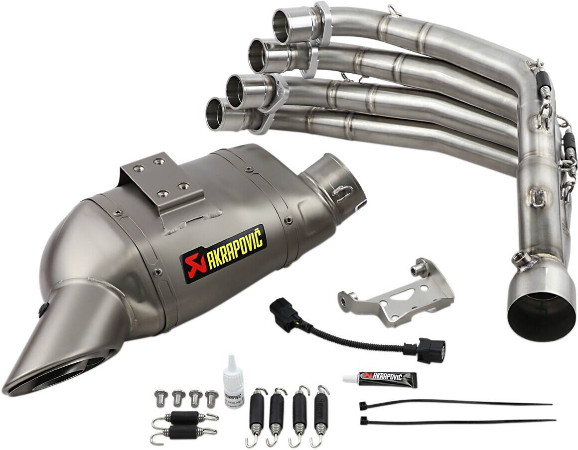 AKRAPOVIC verseny vonal teljes rendszer rozsdamentes acél & titán Teljes kipufogórendszer 0