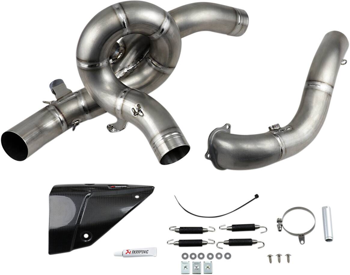 AKRAPOVIC választható leömlõ titán Kipufogó leömlők és összekötő csövek 0