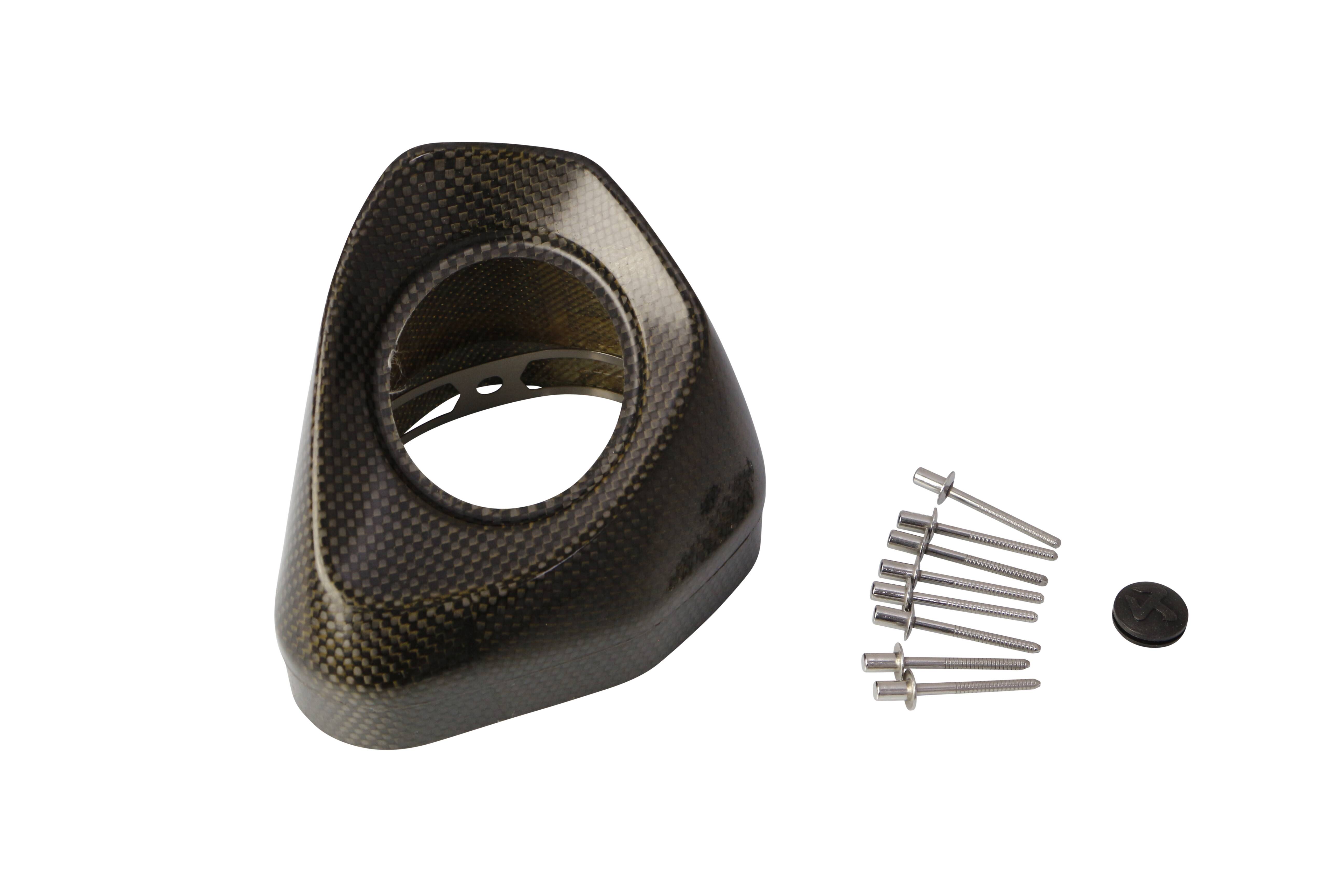 AKRAPOVIC vég sapka karbon fekete Motor kipufogó alkatrész 0