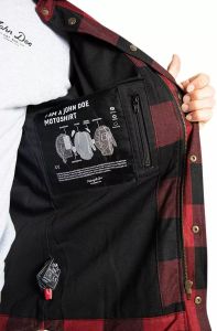 John doe JDL5001-S Motoshirt kabát Motoros ing, pulóver 7