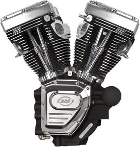 S&S CYCLE motorblokk T143 fekete Motorblokk