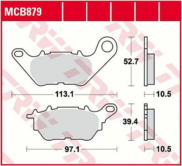 Trw MCB879 All Round kerámia fékbetétek Fékbetét 0