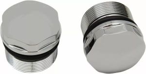 Drag specialties C23-0218D Chrome Fork cső dugók és sapkák Első futómű