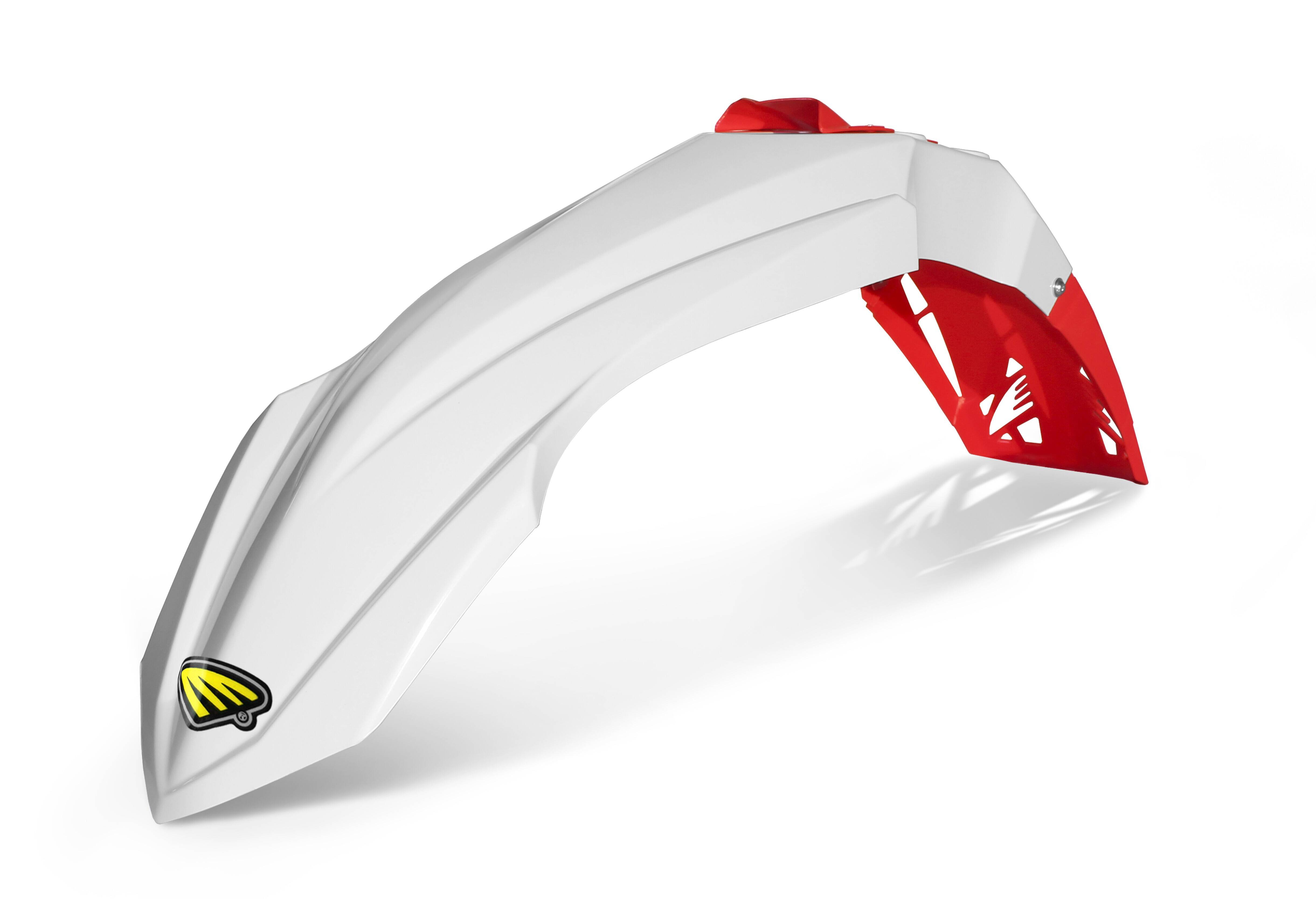 Cycra CYCRA-LITE szellõzõ elsõ sárvédõ Yamaha WHITE/RED Sárvédő, vázvédő, idom 0