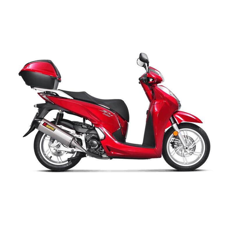 AKRAPOVIC SLIP-ON vonal kipufogódob rozsdamentes acél karbon vég sapka Kipufogó dob - Slip On 0