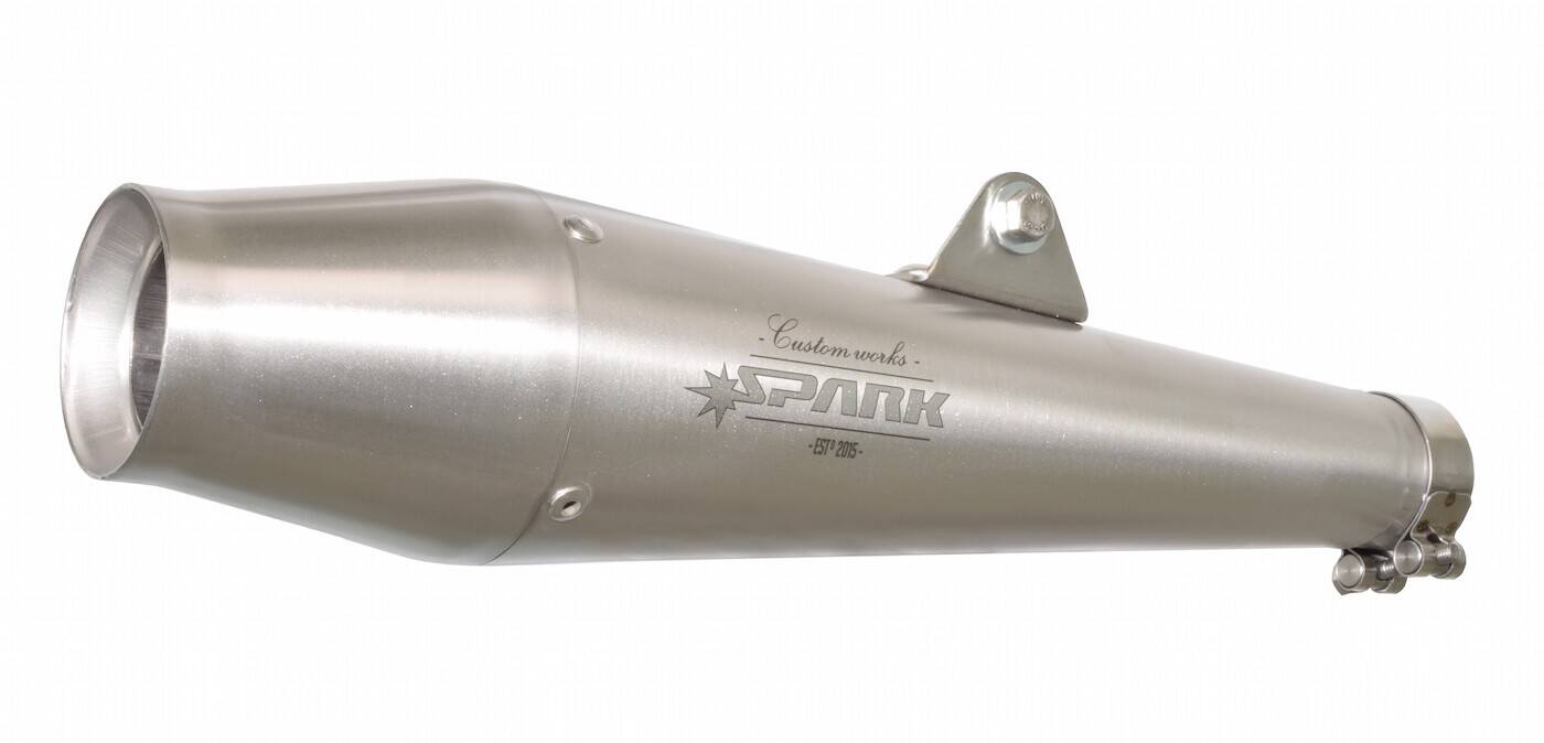 Spark univerzális SINFONIA kipufogódob rozsdamentes acél Kipufogó dob - Slip On 0