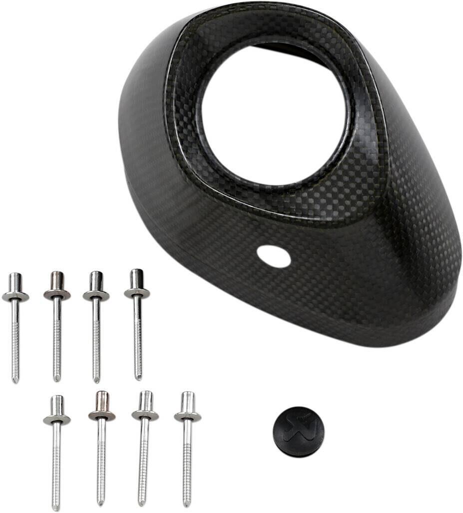 AKRAPOVIC csere vég sapka karbon Motor kipufogó alkatrész 0