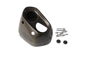AKRAPOVIC vég sapka karbon fekete Motor kipufogó alkatrész