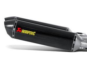 AKRAPOVIC csere kipufogódob karbon bal Motor kipufogó alkatrész
