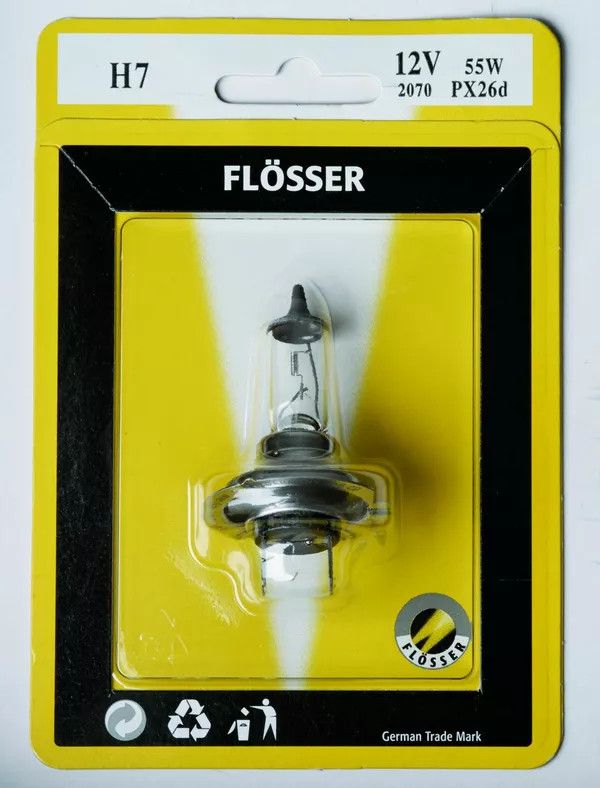 Flosser 207010PK halogén fényszóró izzók Motorkerékpár izzó 0
