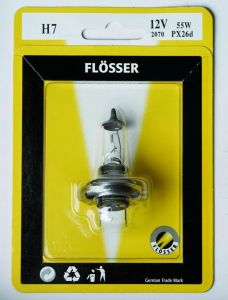 Flosser 207010PK halogén fényszóró izzók Motorkerékpár izzó