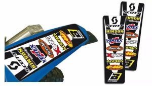 Blackbird racing 5005 szponzor matrica Matricák és kiállító állványok