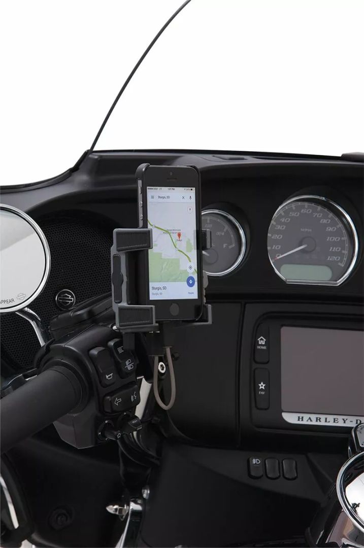 Ciro 50211 okostelefon/GPS -tartó töltővel Kommunikációs rendszer bukósisakba 2