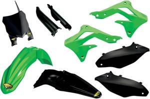 Cycra POWERFLOW teljes BODY készlet Kawasaki gyárival megegyezõ Sárvédő, vázvédő, idom