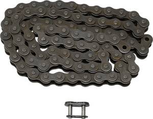 RK M420 84 CLIP kapcsolat 420 NON-SEAL csere meghajtó Lánc / természetes Meghajtólánc , motorkerékpár lánc
