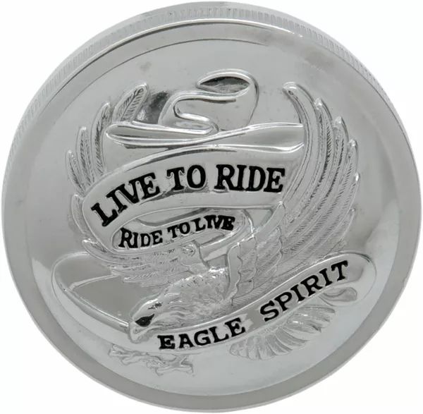 Drag specialties 72643 & quot; Live to Ride & quot; Gázsapka Benzintartály 0
