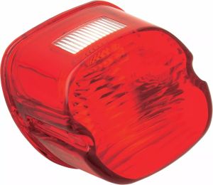 Drag specialties 12-0018C-BC446 Laydown Taillight Lencse felső címkék ablakkal Hátsólámpa