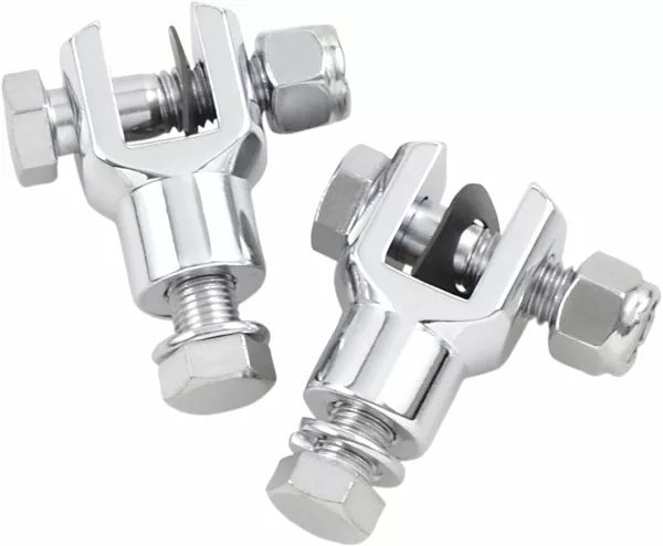 Drag specialties 17-0425-C-BC202 csere Chrome FootPEG CLEVIS-tartók Lábtartó és bukócső 0